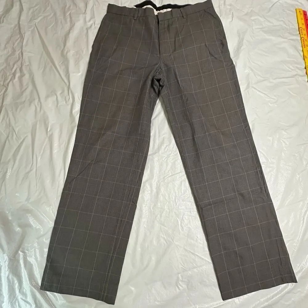 Banana Republic Gray Dress Pants Classic Straight-Leg 34”x32”